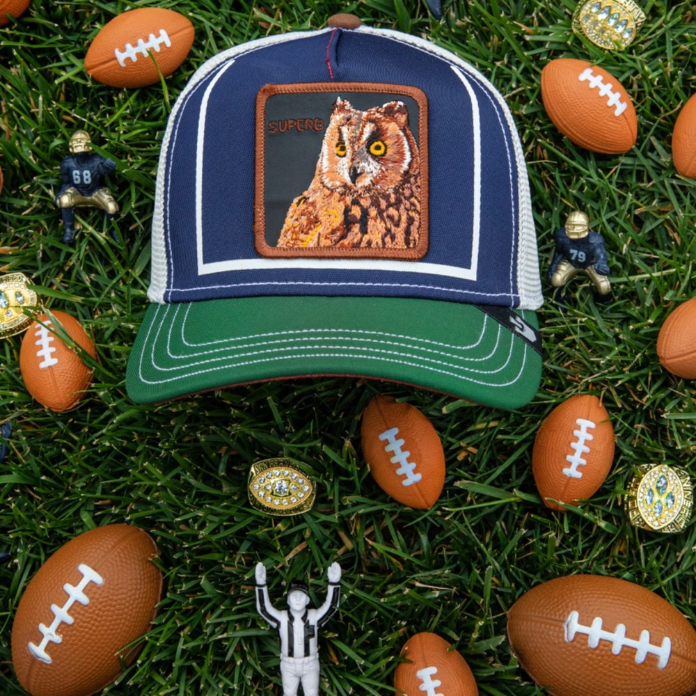 NIB Limited Edition Goorin Brothers “Superb Owl” Trucker Hat